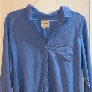 American Eagle Boyfriend Fit Button Up